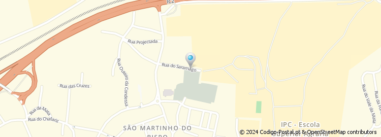 Mapa de Rua do Saramago