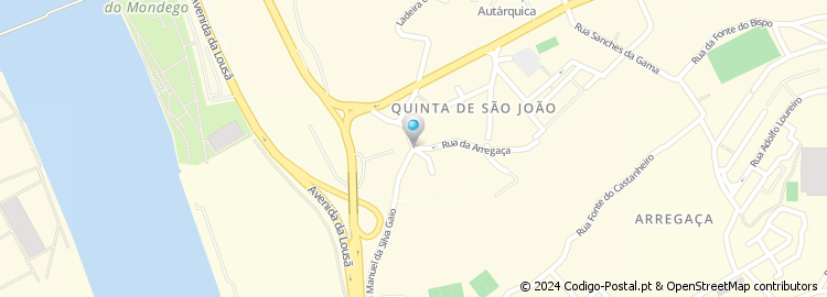 Mapa de Rua Manuel da Silva Gaio