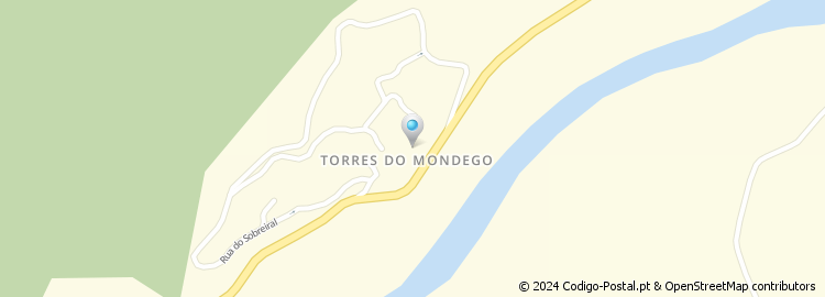 Mapa de Rua Marginal do Mondego