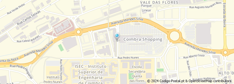 Mapa de Rua Pedro Nunes