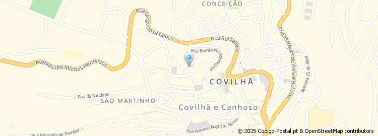 Mapa de Rua Senhora da Estrela