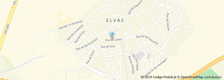 Mapa de Apartado 203, Elvas
