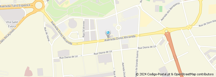 Mapa de Avenida Dinis de Miranda