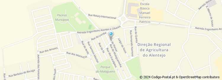 Mapa de Rua de Trás Ao Largo da Nora