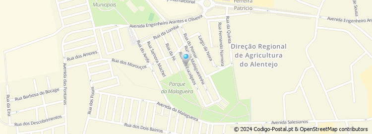 Mapa de Rua dos Eucaliptos