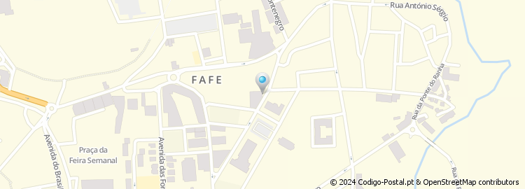 Mapa de Apartado 235, Fafe