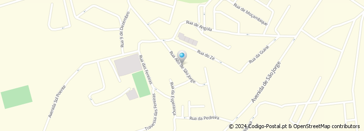 Mapa de Rua Alto de São Jorge
