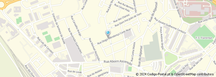 Mapa de Rua Dom Diogo de Mendonça Corte-Real
