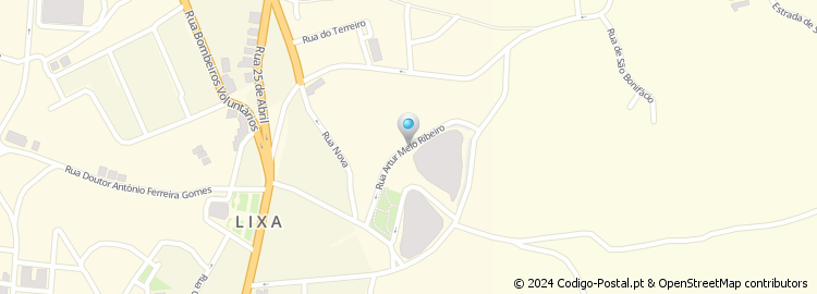 Mapa de Rua Casimiro Mendes