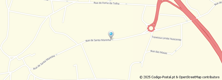 Mapa de Rua de Santa Marinha