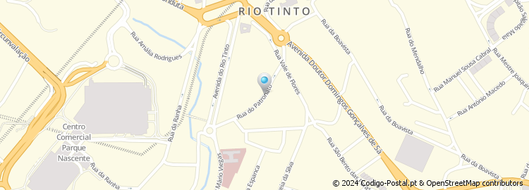 Mapa de Rua do Patronato