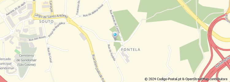 Mapa de Travessa Fontela