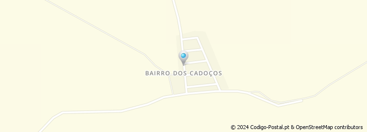 Mapa de Cruz de Cadoços