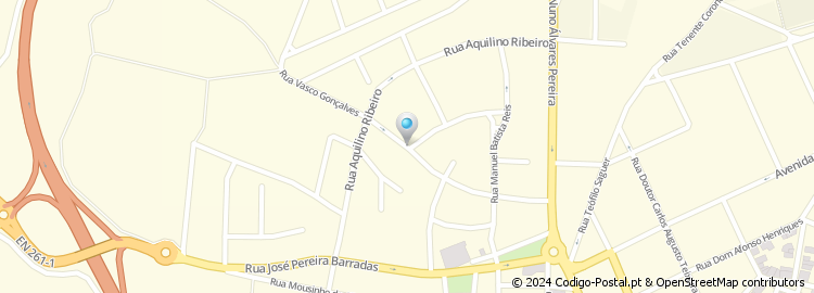 Mapa de Rua Vasco Gonçalves
