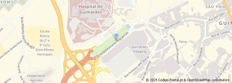 Mapa de Apartado 1093, Guimarães