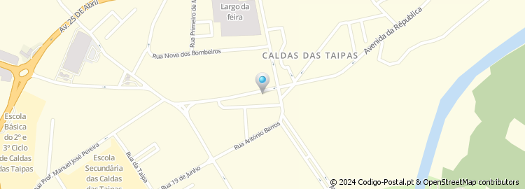 Mapa de Apartado 4013, Caldas das Taipas