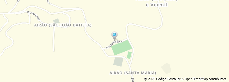 Mapa de Rua da Fonte Seca