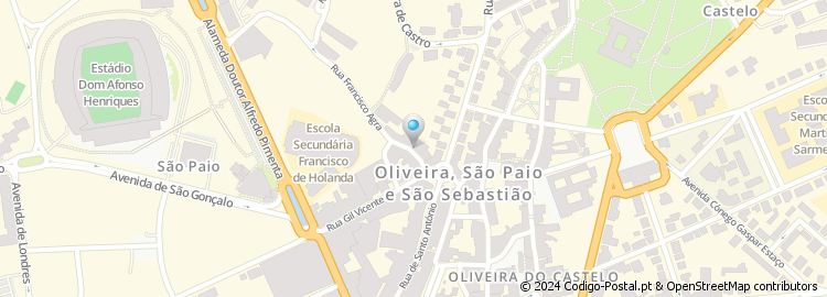 Mapa de Rua Francisco F. Guimarães