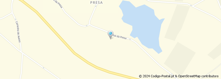 Mapa de Travessa da Presa