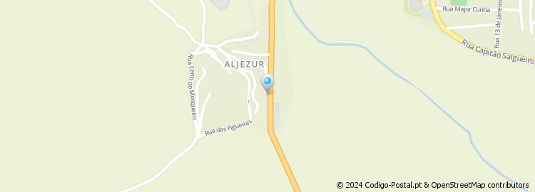 Mapa de Apartado 1129, Aljezur