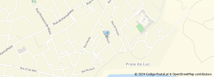 Mapa de Rua da Praia