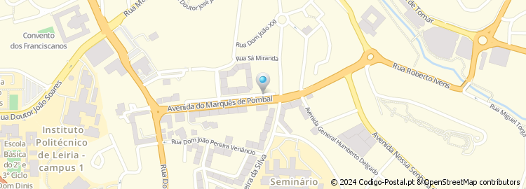 Mapa de Avenida Marquês de Pombal