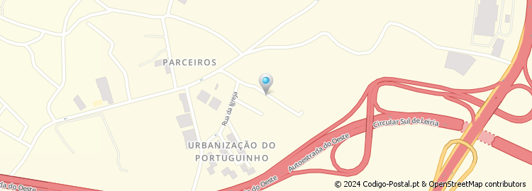 Mapa de Rua da Caenta