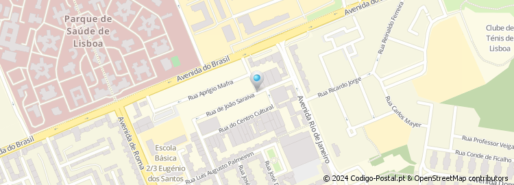Mapa de Apartado 50172, Lisboa