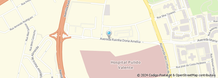 Mapa de Avenida Rainha Dona Amélia