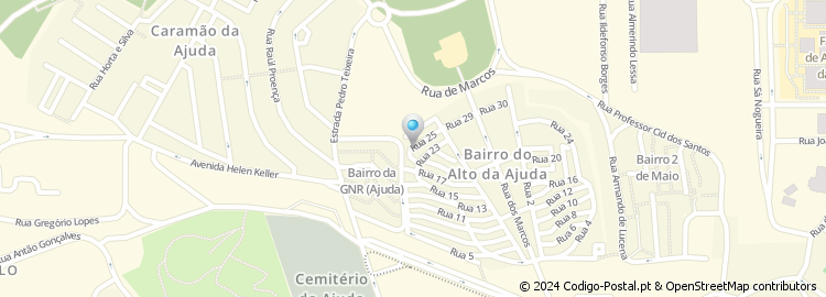 Mapa de Rua 25