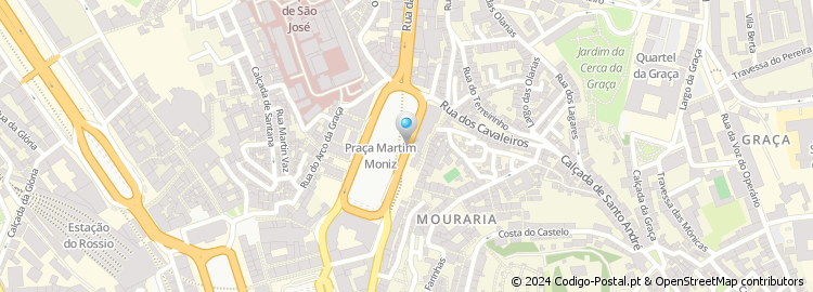 Mapa de Rua Martim Moniz