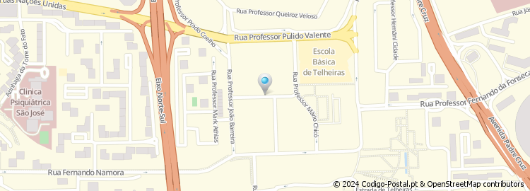 Mapa de Rua Professor Henrique Vilhena