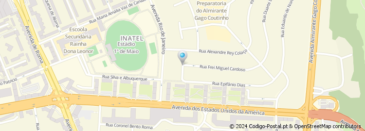 Mapa de Rua Raúl Brandão