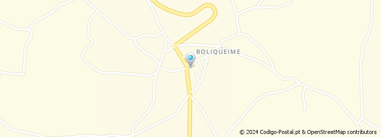 Mapa de Boliqueime