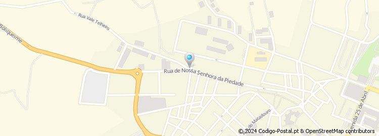 Mapa de Rua Nossa Senhora da Piedade