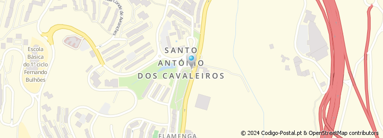 Mapa de Apartado 1025, Santo António Cavaleiros