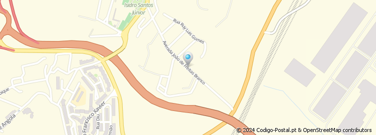 Mapa de Avenida João de Freitas Branco