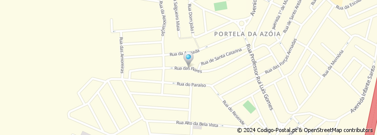 Mapa de Rua das Flores