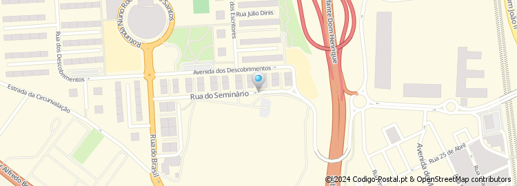 Mapa de Rua do Seminário