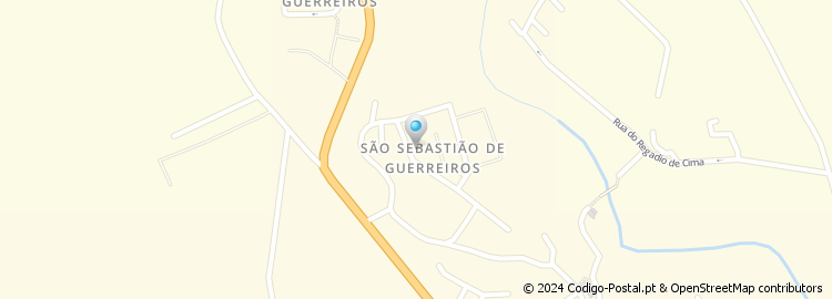 Mapa de Rua Fonte São Sebastião