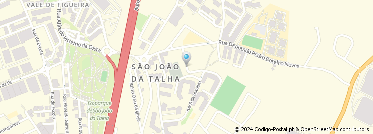 Mapa de Rua João de Deus