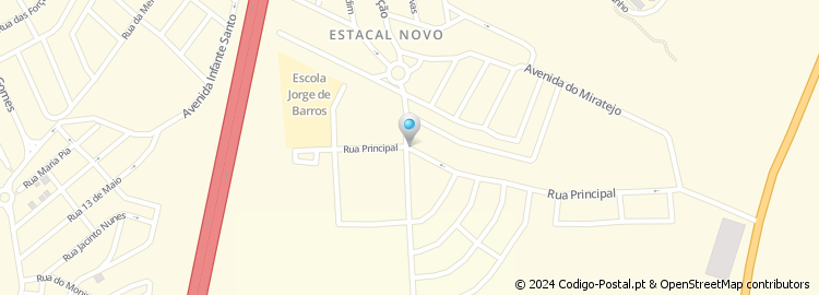 Mapa de Rua Principal