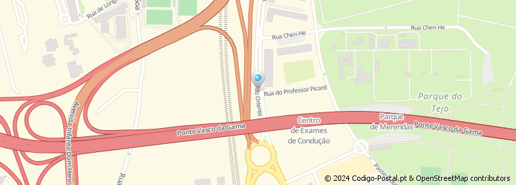 Mapa de Rua Professor Picard