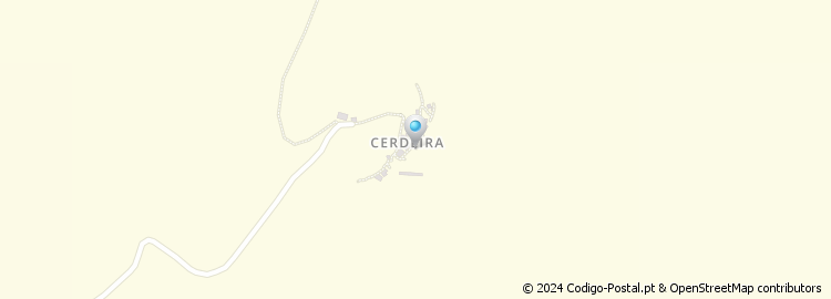 Mapa de Cerdeira