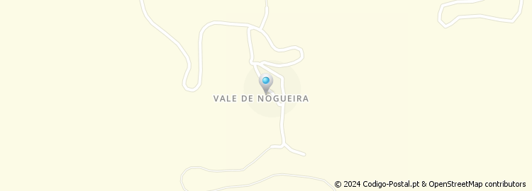 Mapa de Vale da Velha