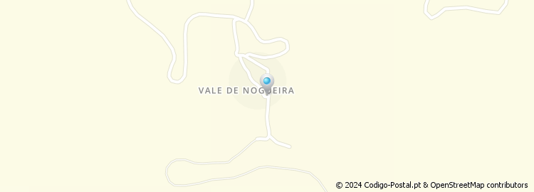 Mapa de Vale Nogueira