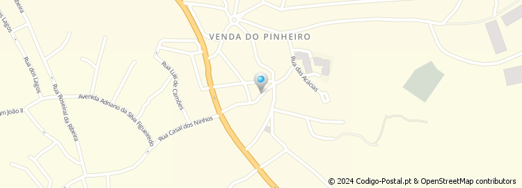 Mapa de Rua da Azinhaga da Madeira