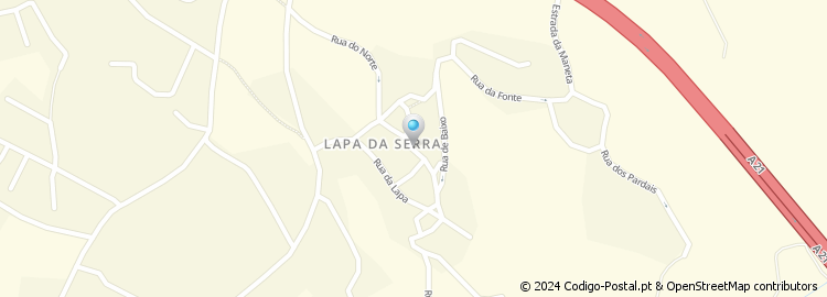 Mapa de Rua da Eira