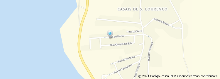 Mapa de Rua Mato Forno