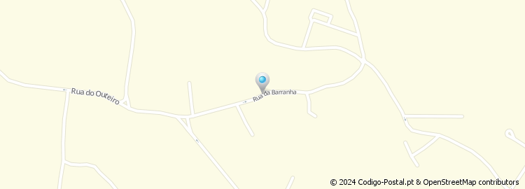 Mapa de Rua da Barranha